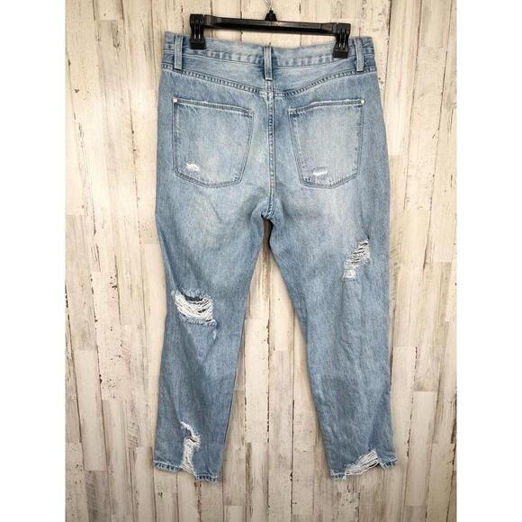 Petra153 STYLE# P214MXH-LI Distressed Ripped Jeans Button Fly Size 9/28 - Picture 3 of 16